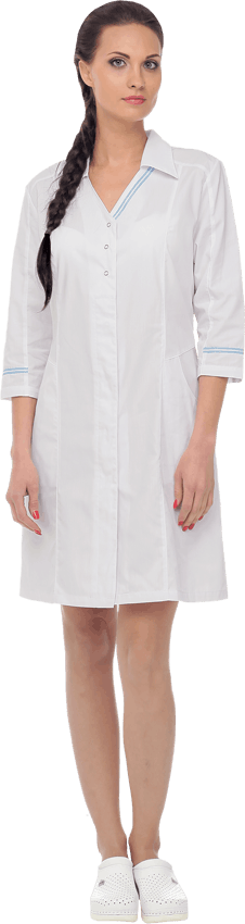 Халат ГАРМОНИЯ, белый